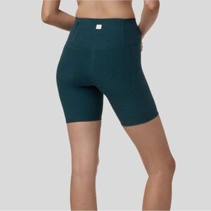 VUORI CLEAN ELEVATION SHORT 6” MOSS HEATHER green teal size small